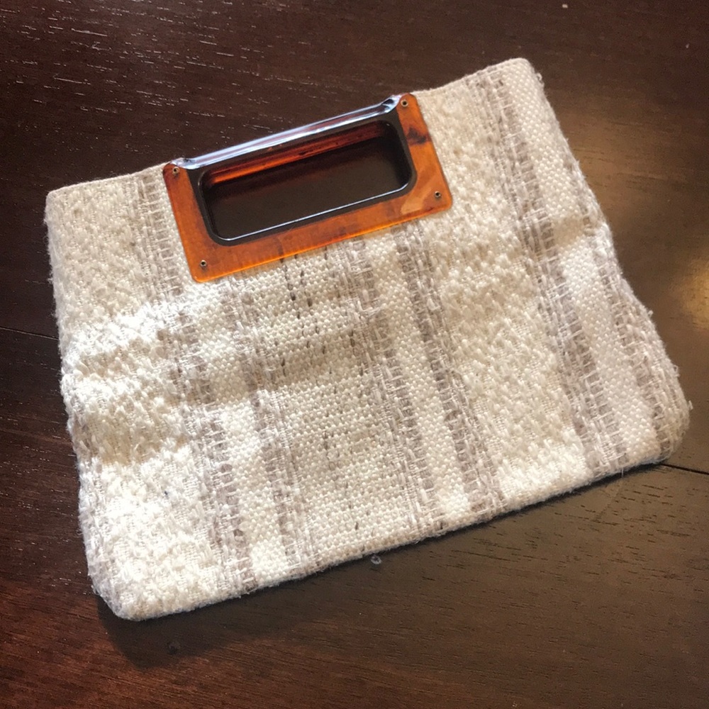 Vintage Clutch Purse with Snap Closures